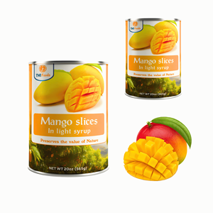 Mangues pelées en conserve, fabriquées au Vietnam, conformes aux normes internationales, best-seller, prix compétitif, conditionnées en boîte de 20 oz - Product Image 1