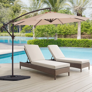 Parasol de jardin moderne MD09 de conception contemporaine, fabriqué au Vietnam, en alliage d'aluminium, OEM. - Product Image 5