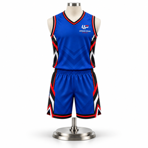 Uniforme de Baloncesto Cómodo con Tela Suave, Corte Atlético Relajado y Pantalones Cortos Coordinados para Entrenamiento en Cancha - Product Image 1