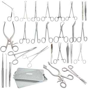 Kit chirurgical vétérinaire professionnel Medzora, 28 pièces, acier inoxydable, réutilisable, certifié CE, instruments chirurgicaux vétérinaires - Product Image 2