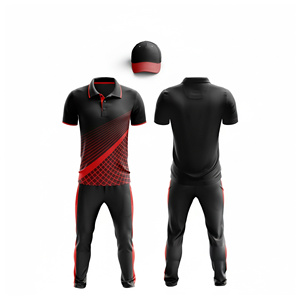 High Quality Performance Sublimated <b>Cricket</b> Uniform | Men Women Youth <b>Cricket</b> Wears Polo Shirt and Trouser Full Team Outfit - Product Image 2