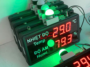 Tablero de Visualización de Temperatura y Humedad Industrial con Alertas LED de Doble Color |   AT-THMT-S - Disponible como OEM - Product Image 3