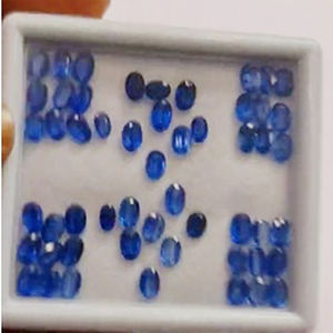 153 Piezas de Cianita Azul Natural de 6x4mm y 7x5mm, Facetada Ovalada, 90 Quilates, Lote Iroc Sales, Gemas Sueltas de Alta Calidad, US$90 por todo el lote - Product Image 2