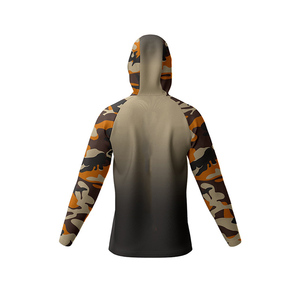 Camiseta de Manga Larga con Capucha de Camuflaje para Hombre, Absorbe la Humedad, Protección UV, Transpirable, Secado Rápido, para Verano y Actividades al Aire Libre - Product Image 2