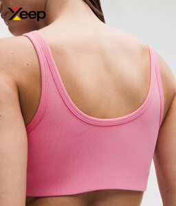 เสื้อชั้นในกีฬาโยคะคุณภาพสูงสำหรับผู้หญิง XEEP รุ่น XC-SB-178 แบบเรียบง่าย ระบายอากาศได้ดี สายปรับได้ แผ่นรองถอดออกได้ รองรับได้ดีเยี่ยม แห้งเร็ว - Product Image 4