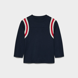 Women's Three Quarter Sleeve T-Shirt Custom Women Mid Sleeve Short Varsity Style Shoulder Crew <b>Neck</b> Women T Shirt - Product Image 6