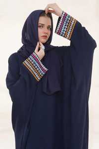 Nouvelle Abaya Imprimée 2026, Ensemble Deux Pièces Élégant Grande Taille avec Jupe Longue et Hijab, Manteau Abaya Musulman pour Femme - Product Image 6