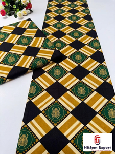 Tela de Algodón Twill Ligera de Alta Calidad con Estampado Africano, Material para Vestidos Ankara, Fabricante de Telas para Exteriores OEM ODM - Product Image 3