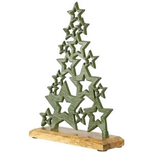 Handmade <b>Christmas</b> Tree Sculpture Good Quality Metal Wooden Base Modern <b>Christmas</b> Decoration Accessory Metal Handicraft - Product Image 3
