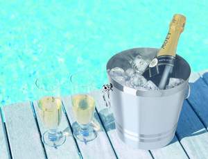 Premium ice bucket elegant entertaining accessories beverage serving bucket insulated beverage tub metal <b>drink</b> <b>cooler</b> luxury - Product Image 5