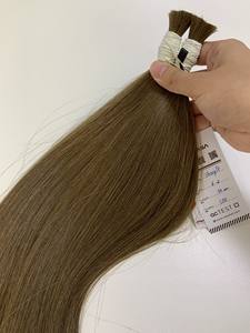 Prix de gros en vrac Extensions de cheveux Cheveux du donneur Double noyade 100 grammes Couleurs claires 20 pouces - Product Image 2