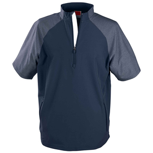 Veste de baseball personnalisée respirante, anti-humidité, hydrofuge, avec fermeture éclair quart de tour et bas réglable, avec option OEM - Product Image 3