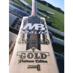 MB MALIK GOLD PLATINUM EDITION CRICKET BAT