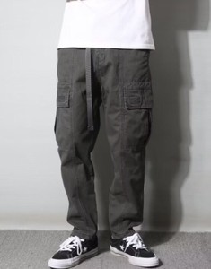 Pantalon Cargo Décontracté Homme Marque Tendance Printemps Automne Nouveau Style Vintage Rétro Coton Résistant Léger - Product Image 4