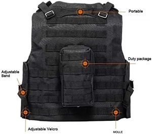 Chaleco Táctico de Nailon Personalizado, Ligero, de Liberación Rápida, para Entrenamiento Táctico en Campo, Protección Corporal para Deportes de Tiro al Aire Libre - Product Image 3