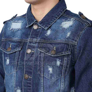 New Stylish High Quality Winter <b>Men's</b> Jeans <b>Jacket</b> Front Logo Modern Look Comfortable Feel <b>Long</b> Lasting Use for Casual Fashion - Product Image 5