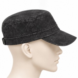 Casquette en jean Della à 5 panneaux avec logo imprimé, visière réglable, unisexe, décontractée, pour le printemps et l'été, casquette de baseball personnalisée à fermeture snapback - Product Image 2