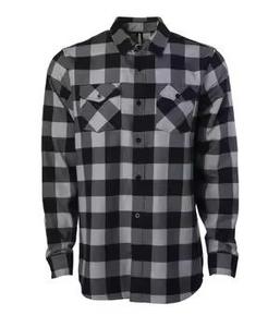 YASH SPORTS Fabricante de Camisas de Franela con Cuello Alto y Botones para Hombre / Proveedor OEM al por Mayor de Camisas de Franela a Cuadros de Algodón - Product Image 5