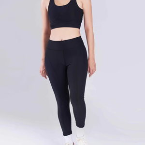 New Arrival High Quality 2-Piece Women's <b>Yoga</b> <b>Set</b> for Gym Wear Running Fitness Workout Suit with Lace Decoration Front Logo - Product Image 2