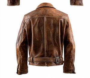 Veste en cuir de haute qualité, très élégante et stylée - Product Image 6