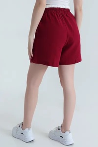 กางเกงขาสั้นกีฬาเอวกลางสำหรับผู้หญิง Ever Glow ผ้าโพลีเอสเตอร์/คอตตอน ระบายอากาศได้ดี แห้งเร็ว เป็นมิตรกับสิ่งแวดล้อม สีสันสดใส - Product Image 6