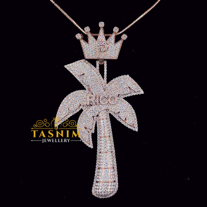 Pendentif Crâne Vintage Premium en Moissanite, Bijou Hip Hop Solide en Diamant Ross pour Mariages, Fêtes et Cadeaux, Disponible à Prix Bas - Product Image 1