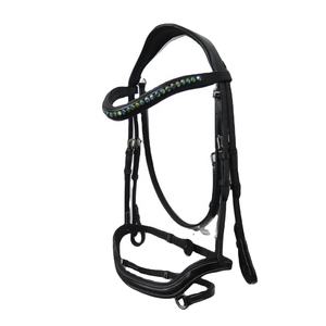 Brida ostentosa anatómica multiusos, accesorio ecuestre de cuero duradero, equitación de carreras, Halter occidental, acolchado suave personalizado, venta - Product Image 1