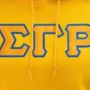 เสื้อฮู้ดปักลายตัวอักษรกรีก Sigma Gamma Rho แบบเย็บสองชั้น สีทอง เสื้อสเวตเชิ้ตผู้หญิง สไตล์ลำลอง แฟชั่น สามารถสั่งทำได้ - Product Image 5