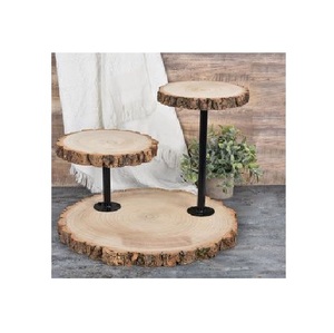 Soporte de Madera Hecho a Mano para Cupcakes, Soporte de Madera Natural para Postres, para Bodas, Fiestas de Cumpleaños, Panaderías y Mesas de Celebración - Product Image 5