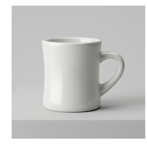 Tasses à café en porcelaine blanche personnalisables en gros, tasses à thé pour hôtel, vaisselle robuste - Product Image 1