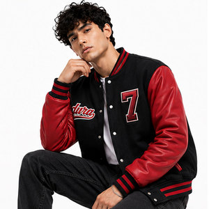 Chaqueta Varsity de Alta Calidad con Diseño y Logotipo Únicos, Transpirable y de Secado Rápido, Lana de Invierno, Talla Personalizada, Chaqueta Varsity Personalizada para Hombre - Product Image 1