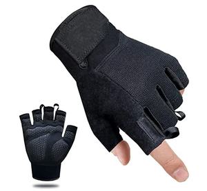 Premium <b>Half</b> Finger Gym Gloves Men Women Non <b>Slip</b> Grip Workout Gloves for Fitness Training Weightlifting - Product Image 1