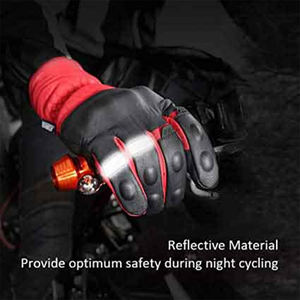 Guantes de Motocross para Motocicleta, de Cuero, Impermeables, Antideslizantes, Dedos Completos, Deportes al Aire Libre, Unisex, Transpirables - Product Image 6