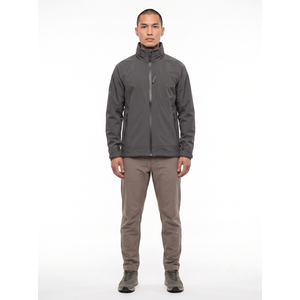 Custom Men's Softshell Jacket Waterproof Polyester Spandex Technical Windbreaker Outdoor Performance Coat Custom Logo OEM - Product Image 1