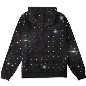 Sudadera con Pedrería para Hombre de Alta Calidad Hecha en Pakistán, Diseño con Pedrería Brillante, Ropa Casual, Moda Moderna - Product Image 2