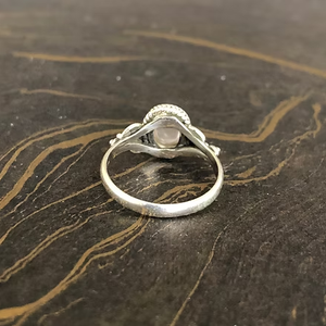 Rose <b>Quartz</b> <b>Ring</b> 925 Sterling Silver Designer Elegant Luxury Design Everyday Wear 3.2g - Product Image 5