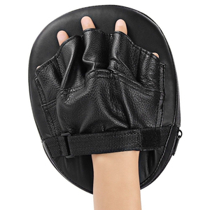 Gants de boxe et de Taekwondo en cuir, légers, antidérapants, confortables, couleur unie, personnalisables, pour arts martiaux – Vente en gros - Product Image 2