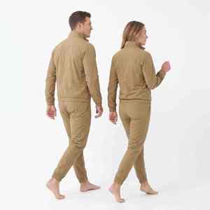 Ensemble de survêtement coupe-vent unisexe en polyester à séchage rapide, personnalisable avec logo pour l'échauffement d'équipe et les voyages - Product Image 4