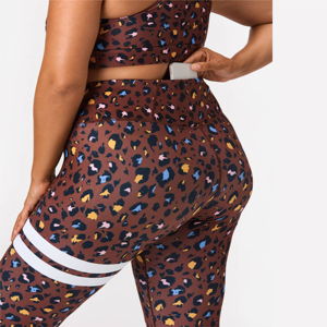 Women's High Waist Fitness Yoga Capri Leggings Top-Ranked Polyester Activewear Summer Sublimation Printed - Product Image 6