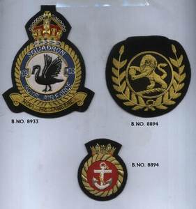 Écussons de broderie d'insigne brodé sur fil de lingot avec logo personnalisé en gros - Product Image 4