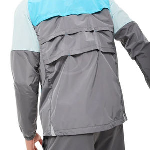 Ensemble deux pièces homme 2026 : Veste coupe-vent et short en satin tissé style décontracté, séchage rapide et respirant - Product Image 2