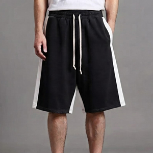 Artículo de moda en tendencia: Pantalones cortos de hombre para verano, estilo casual, transpirables, 100% algodón, con paneles laterales y bolsillos. - Product Image 5