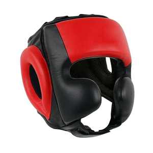 Protège-tête de boxe en gros avec logo personnalisé, en cuir respirant et durable, équipement de protection pour l'entraînement et le sparring 2026 - Product Image 1
