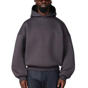 Sudadera con Capucha Personalizada de Alta Calidad, de Algodón Grueso, con Estampado en Relieve, Estilo Urbano, Transpirable, de Lujo, Talla Grande para Hombre - Product Image 1