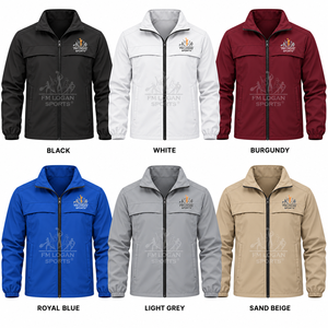 Veste coupe-vent noire personnalisée pour homme, style décontracté, légère, entièrement zippée, fabricant de vêtements OEM ODM - Product Image 5