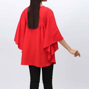 Haut en soie solide pour robes de cocktail PS4057 1PC Unité - Product Image 1