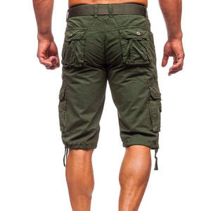 Shorts tactiques cargo décontractés pour hommes en coton 100% de haute qualité, avec plusieurs poches, séchage rapide, respirant - Product Image 5
