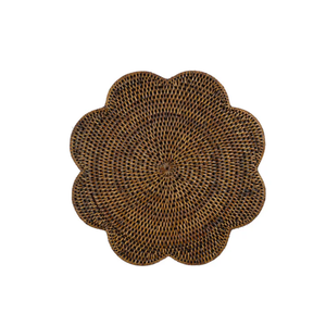 Fine Dining Rattan Placemat Hand-Woven <b>Round</b> <b>Table</b> <b>Mat</b> for High-End Restaurant Decor Professional Grade <b>Mat</b> - Product Image 1