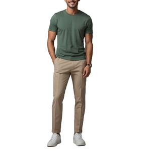 Diseño personalizado de alta calidad, ropa informal para hombre, Pantalones chinos de Color sólido, Pantalones chinos de diseño personalizado, Pantalones chinos para hombre de BD - Product Image 3