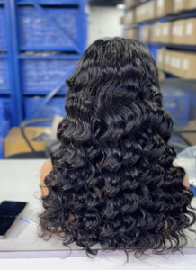 วิกผมแท้คุณภาพสูง แบบลอนลึก HD Invisible Lace Frontal  พร้อมผมธรรมชาติที่ถอนเส้นผมมาแล้ว  ดูเป็นธรรมชาติ - Product Image 6